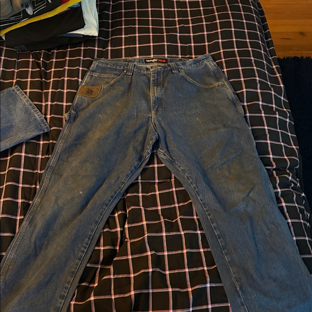 Wrangler Dark Blue Denim Jeans